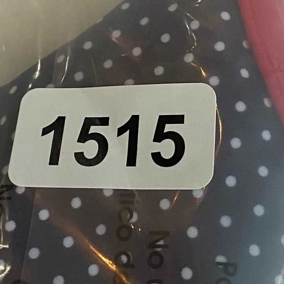 New! Frankie's Bikinis golden hour Navy Polka Dot Bikini Bottom 1515 - Picture 7 of 9